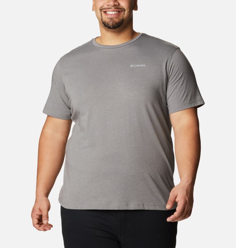 Men\'s Columbia Thistletown Hills Short Sleeve T Shirts Grey | Plus Size CA-Y5016